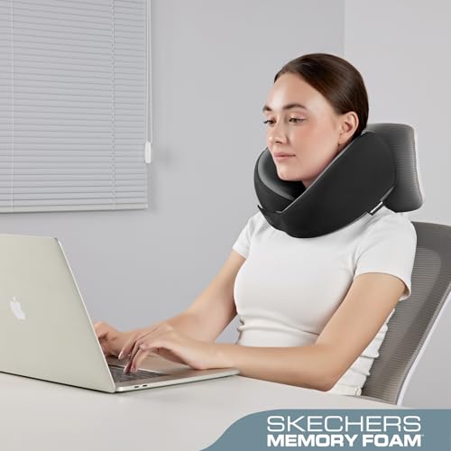 Memory Foam Neck Pillow - Ergonomic Travel Pillow for Comfort