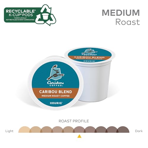 Caribou Coffee Medium Roast Coffee Pods 32 Count