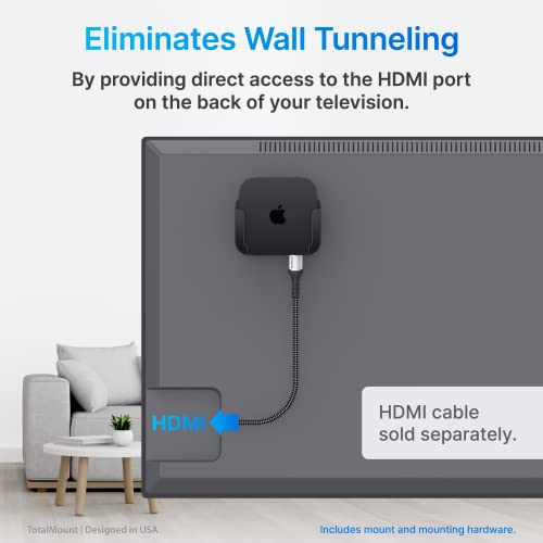 Universal Streaming Media Player Wall Mount with Heat Management