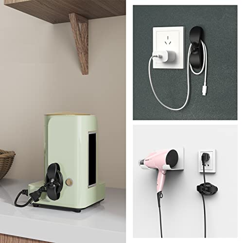 Kitchen Appliance Cord Organizer - Adhesive Silicone Cord Wrapper & Cable Keeper