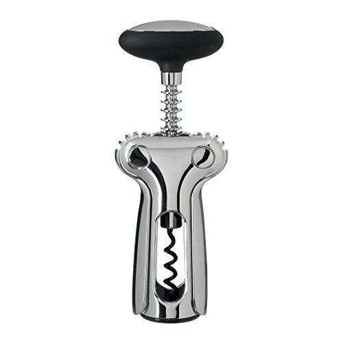 OXO Steel Winged Corkscrew - Easy-to-Use Wine Bottle Opener with Soft Knob