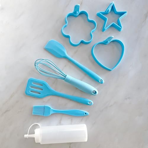 Junior Pancake Kit with 5-Piece Tool Set and 3 Silicone Molds