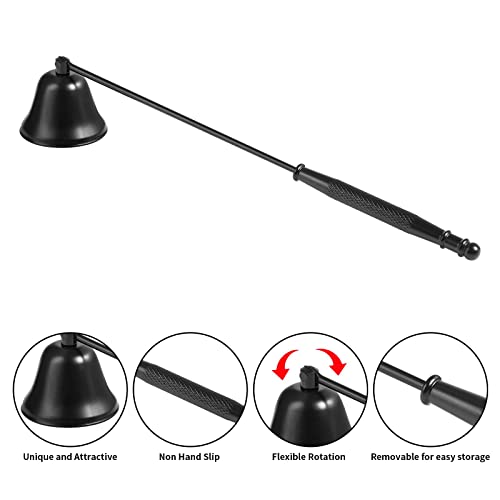Stainless Steel Candle Snuffer with Long Handle | Non-Slip Grip