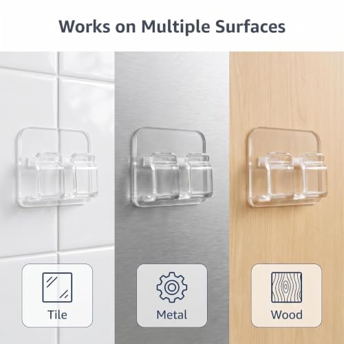 40 Pack Reusable Outdoor String Light Hooks – Waterproof Adhesive Clips