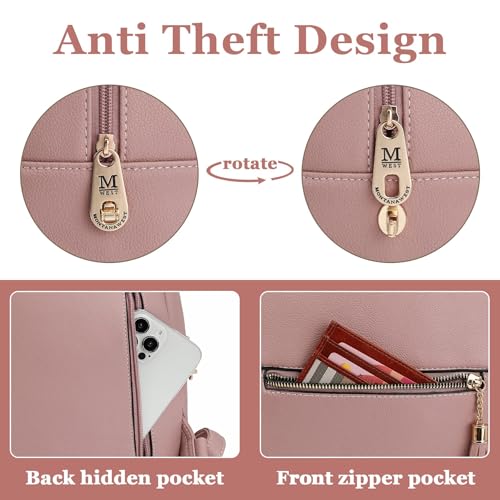 Montana West Girls Backpack Purse Gifts for Kids Anti Theft Backpack with Secured Zipper & Tassel