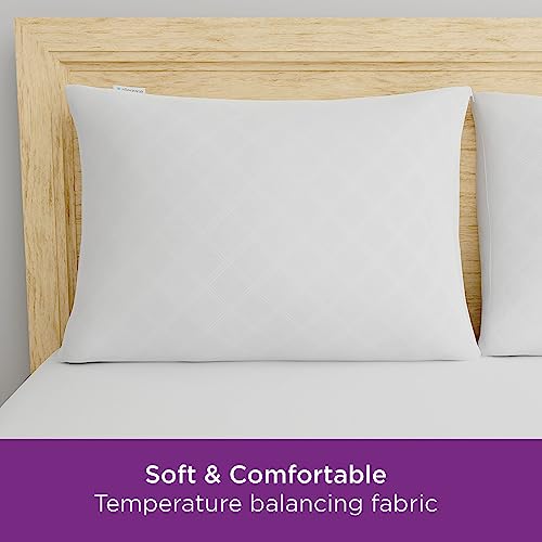 AllerEase Standard/Queen Temperature Balancing Pillow Protectors (Set of 4)