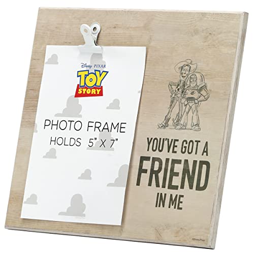 Rustic Wood Photo Clip Frame for 5x7 Prints - Friend Theme Decor