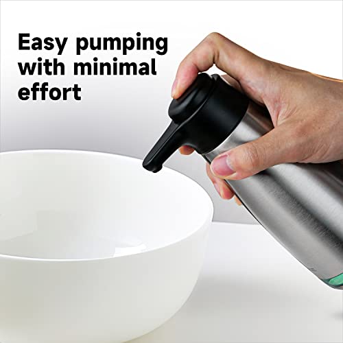 15oz Liquid Soap Dispenser, Stainless Steel Kitchen and Bathroom Pump