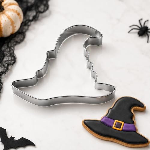 Halloween Cookie Cutters Set - 9 Stainless Steel Shapes for Festive Baking