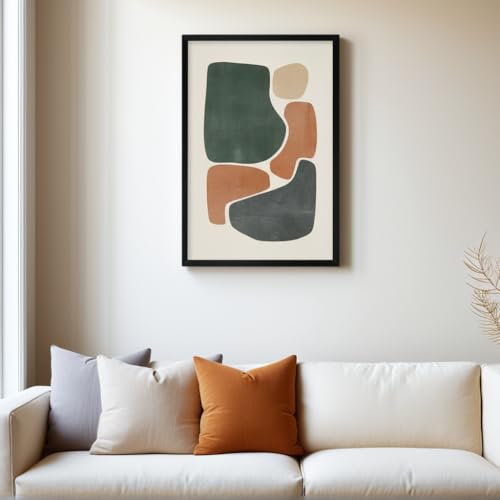 24x36 Metal Poster Frame - Sleek Black Picture Frame for Wall Display