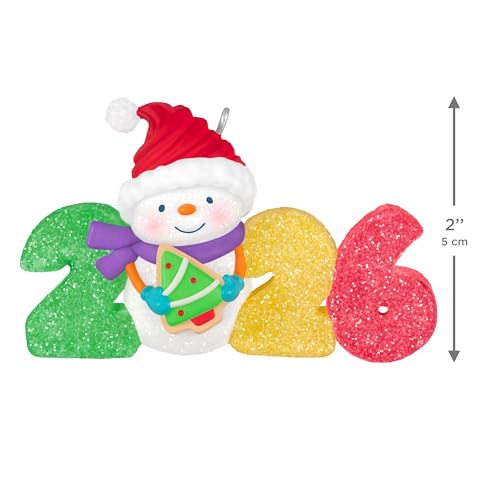 Hallmark Keepsake Christmas Ornament 2026 Sweet Decade Snowman Candy Decor
