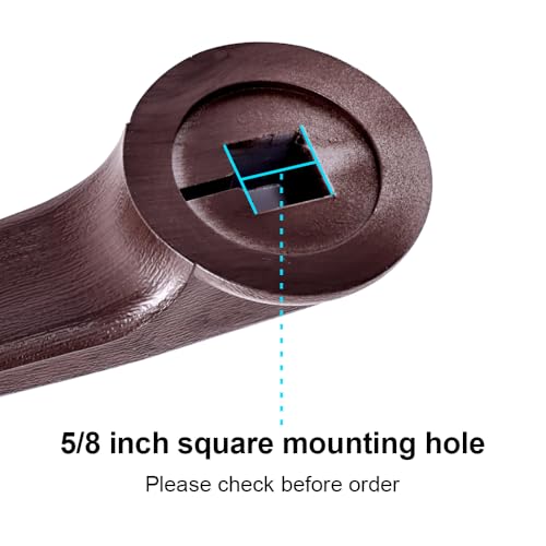 10-Inch Recliner Replacement Handle Lever with 5/8-Inch Square Drive Mount