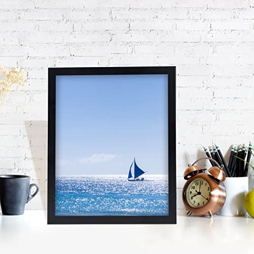 21x29 Black Picture Frame with Clear Plexiglass - Wall Hanging Poster Frame