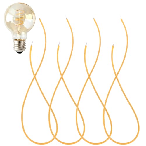 4 Pcs Flexible LED Filament Diodes, 11.81-Inch Silicone Lamp Parts