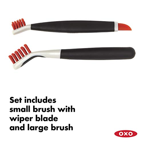 Deep Clean Brush Set - 2-Piece Detail Cleaning Brushes for Grout & Tile