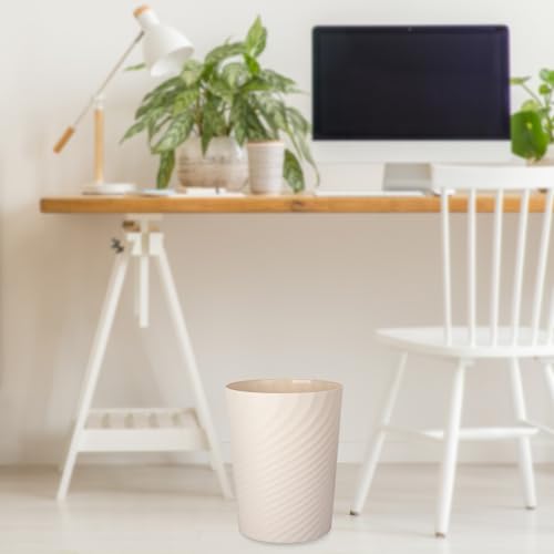 Small Plastic Bathroom Trash Can 1.8 Gallon Wastebasket