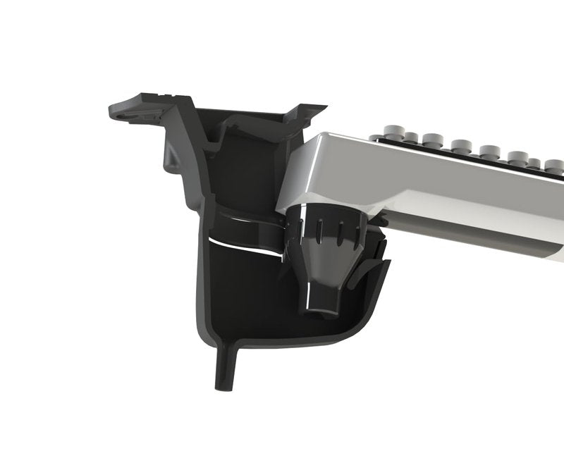 Soda Gun Holder SodaLock. Soda Guns NEVER FALL, easy clean drip tray.
