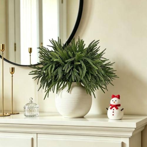 ILLUMINEW 16norfolk Pine | 18-Inch Artificial Christmas Norfolk Pine Stems for Holiday Decor