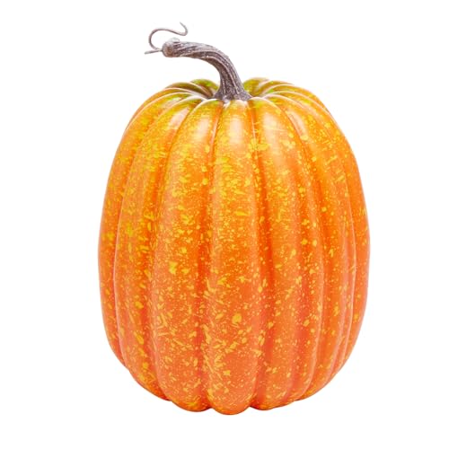7-Piece Artificial Pumpkin Set for Autumn Harvest and Thanksgiving Decor