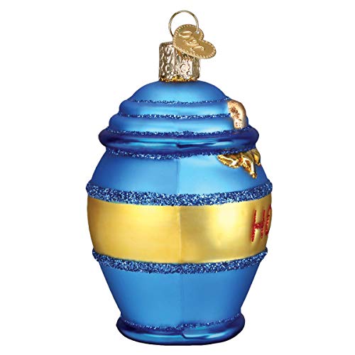 Old World Christmas Honey Pot Glass Ornament - Handcrafted Holiday Decoration