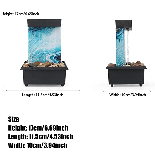 Tabletop Stone Fountain Indoor Water Feature for Relaxation & Decor