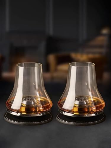 Peugeot Whisky Tasting Duo Set - 2 Glasses, Coasters, Cooling Bases & Booklet