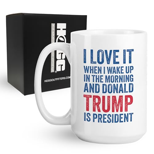 15oz Patriotic Republican Coffee Mug - Funny Trump Gift for Men