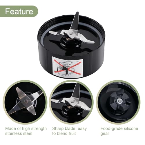2-Pack Cross Blade Blender Replacement Parts for 250W Personal Blenders