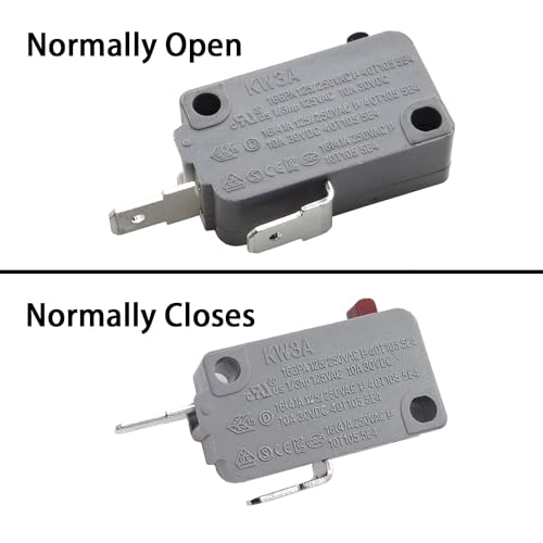 KW3A Microwave Oven Door Interlock Switch 16A 125/250V (3-Pack)