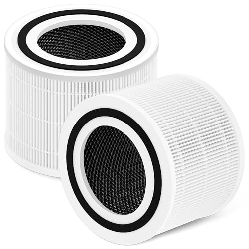 Air Purifier Replacement Filter 2 Pack with Activated Carbon