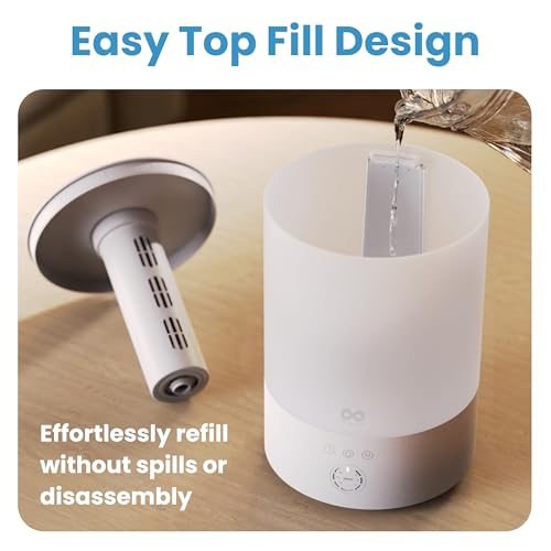 Top Fill Cool Mist Humidifier 2.5L Ultra-Quiet Bedroom Ultrasonic