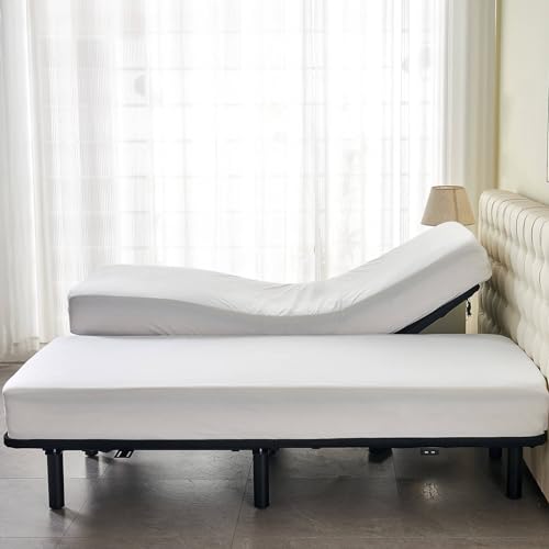 Kingnex Waterproof Split King Mattress Protector for Adjustable Beds (2 Pack)
