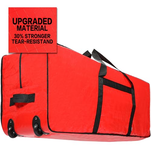 Rolling Christmas Tree Storage Bag with Wheels for 4.5-7 Ft Trees