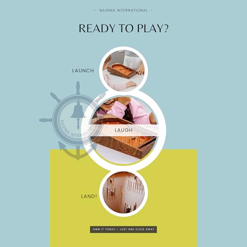Solid Wood Bagatelle Tabletop Pinball Game with Brass Pins