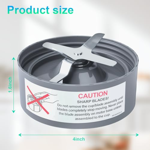 Stainless Steel Extractor Blade Replacement for 600W and 900W Blenders