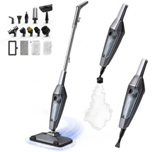Steam Mop 14-in-1 Cleaner with Detachable Handheld Option