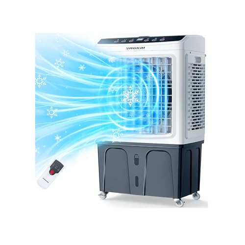 35-Inch Evaporative Air Cooler 9.2-Gallon Swamp Cooler with Remote