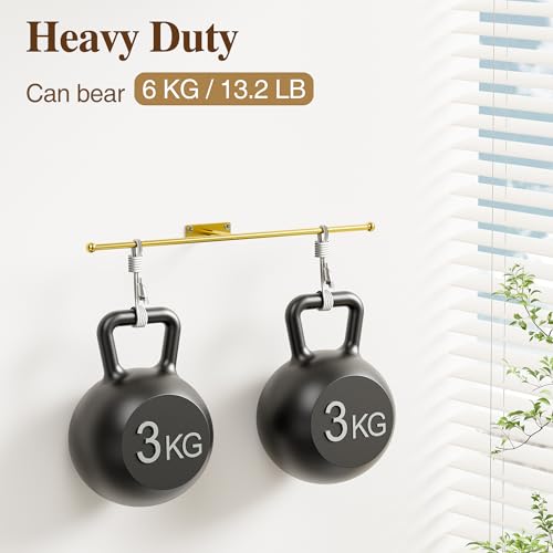 Wall Hanging Jewelry Organizer - 12.6" Metal Necklace Holder, 2-Pack