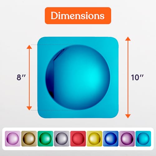 Shatterproof Sensory Bubble Wall Mirrors for Kids - 9 Pack Acrylic Decor