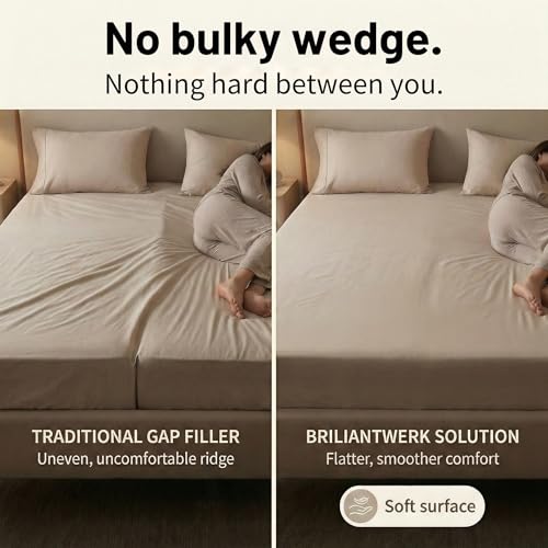 Twin to King Bed Bridge Converter - Split King Gap Filler Mattress Connector