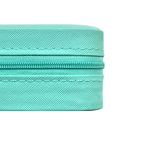 Portable Mini Jewelry Organizer Case for Travel - Blue