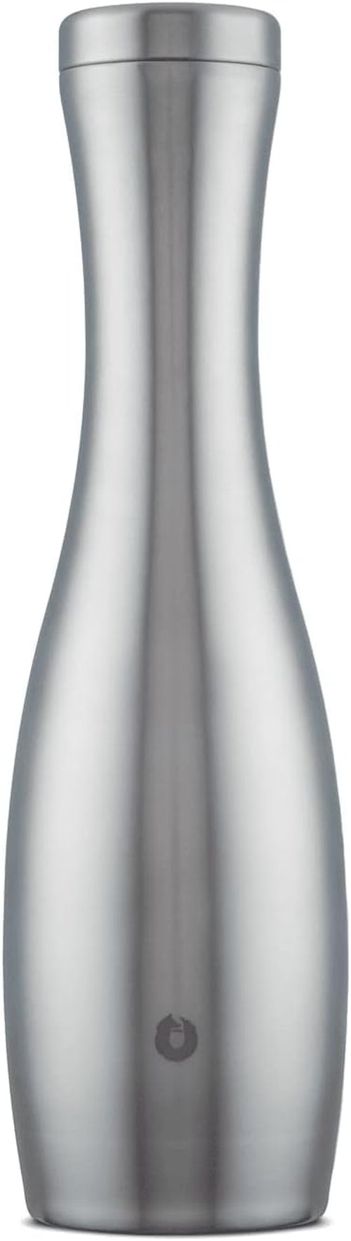Snowfox Wine Carafe, Insulated Stainless Steel and Non, Slip Silicone base, Stainless Steel 25, Ounce