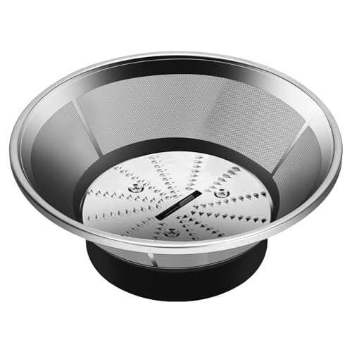 Drkerr Mesh Filter Basket for Juicers JE95XL, JE98XL, BJE200XL - Compatible Replacement with Titanium-Coated Blades