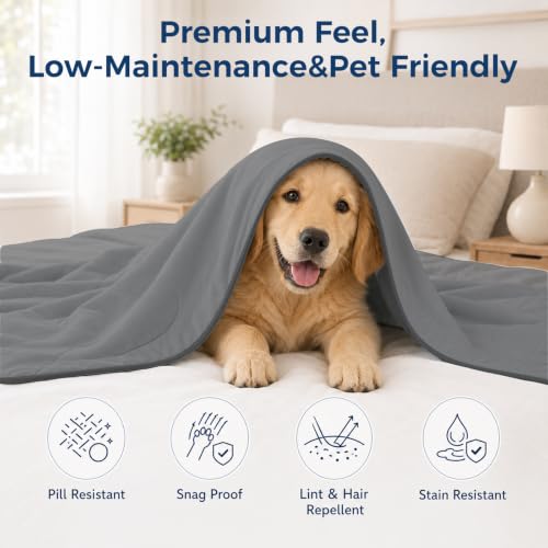 Cooling Comforter King Size - Double-Sided Breathable Blanket