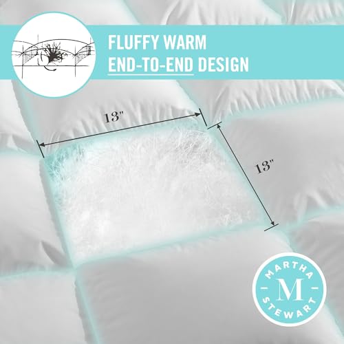 Martha Stewart Goose Feather & Down Fiber Comforter - King Size All Season