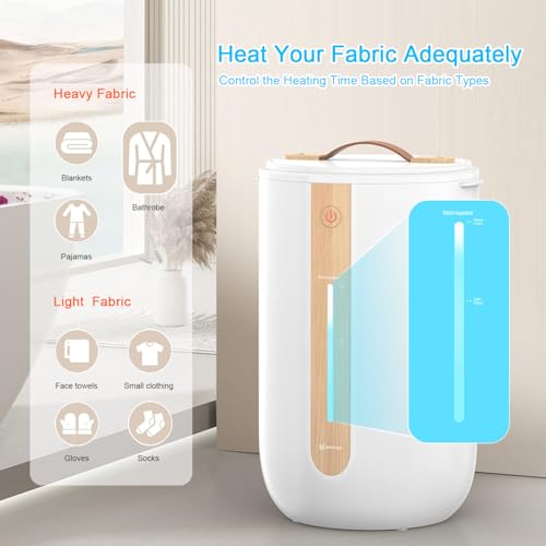 Large Towel Warmer Bucket with Fragrance Holder and Child Safety Lock