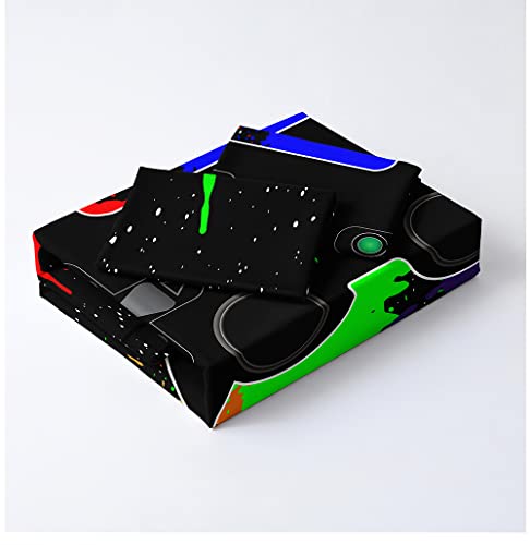 Gamepad Duvet Cover Set - Twin Size Gamer Bedding for Kids and Teens