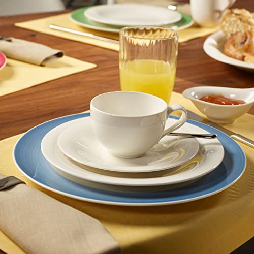 Villeroy & Boch 6.25in White Porcelain Teacup Saucer | Premium German Craftsmanship