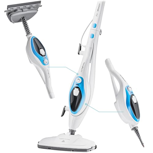 10-in-1 Steam Mop and Detachable Handheld Steam Cleaner with Accessories