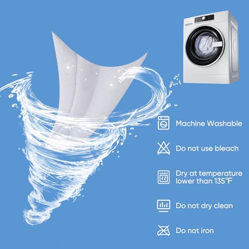 Hanherry Cooling Waterproof Mattress Protector, Queen Size Deep Pocket
